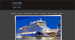 Desktop Screenshot of cruise-ship-photography.com